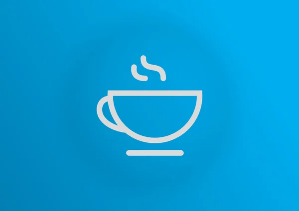 Web アイコンを熱いお茶のカップ — ストックベクタ