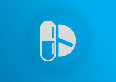 tıbbi hap işareti simgesi