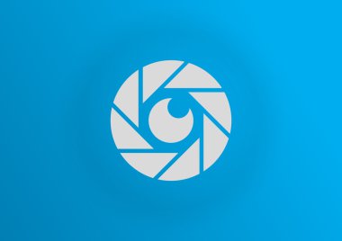 göz lens web simgesi