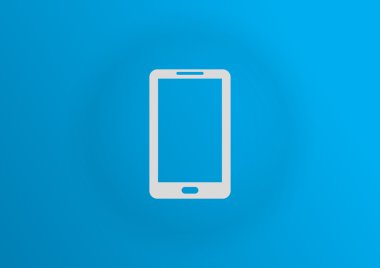 Boş ekranlı basit akıllı telefon