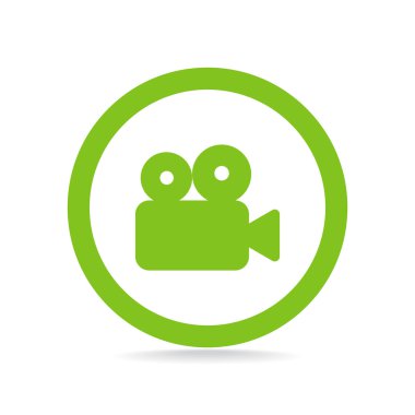 Basit kamera web simgesi