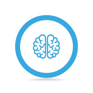 İnsan beyni web simgesi