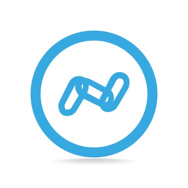 Basit zincir web simgesi