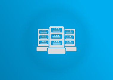 büyük veri ve teknoloji simgesi