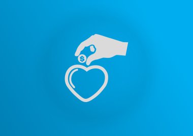 sadaka, web simgesi vermek