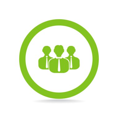 Grup insanlar basit web simgesi