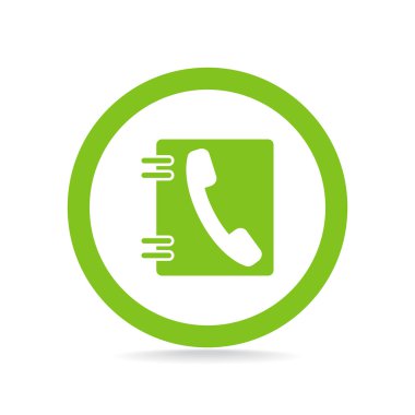 Telefon kişiler web simgesi