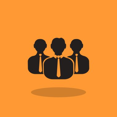 Grup insanlar basit web simgesi
