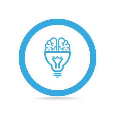 Ampul simgesi olan beyin