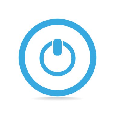 Güç buttton basit web simgesi