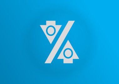 Yüzde işareti ile okları