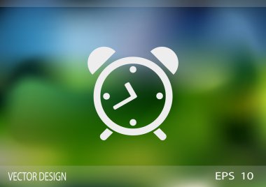 Basit alarm Saat simgesi