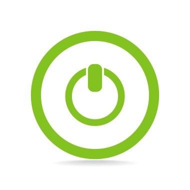 Güç buttton basit web simgesi