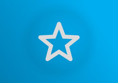 Basit yıldız web simgesi