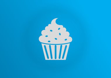 Cupcake tatlı web simgesi