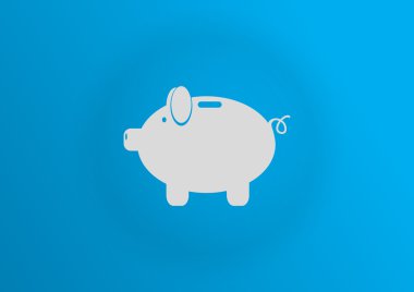 Kumbara basit simgesi