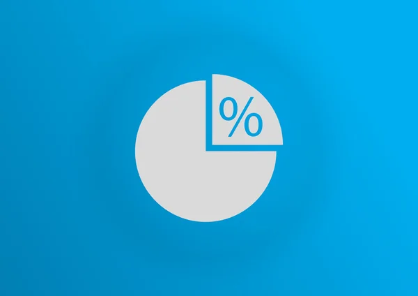 Proste zaokrąglone infographic tkanina ikona — Wektor stockowy