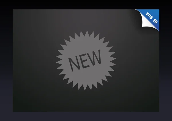 Novedad, icono web — Archivo Imágenes Vectoriales