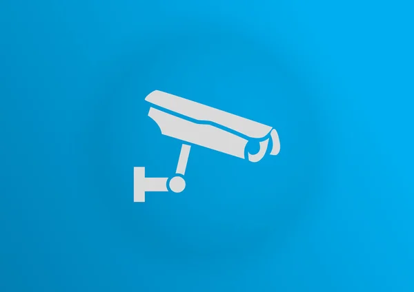 Signe CCTV, icône web — Image vectorielle