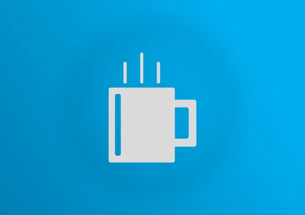 뜨거운 음료 웹 아이콘의 컵 — 스톡 벡터