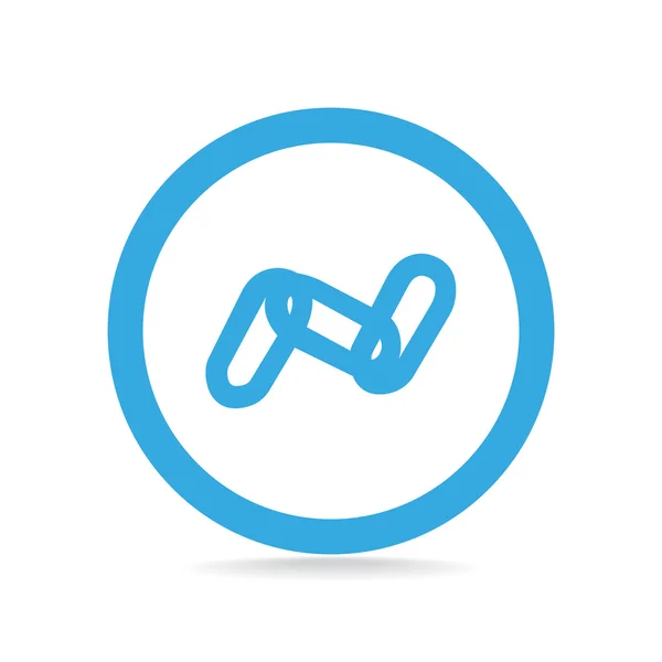 Simple chain web icon — Stock Vector