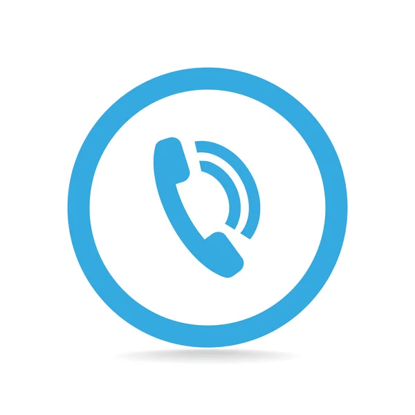 Telefoongesprek web pictogram — Stockvector