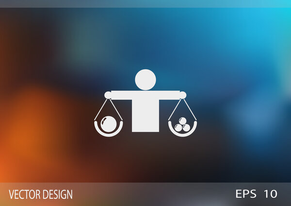 Balance, web icon