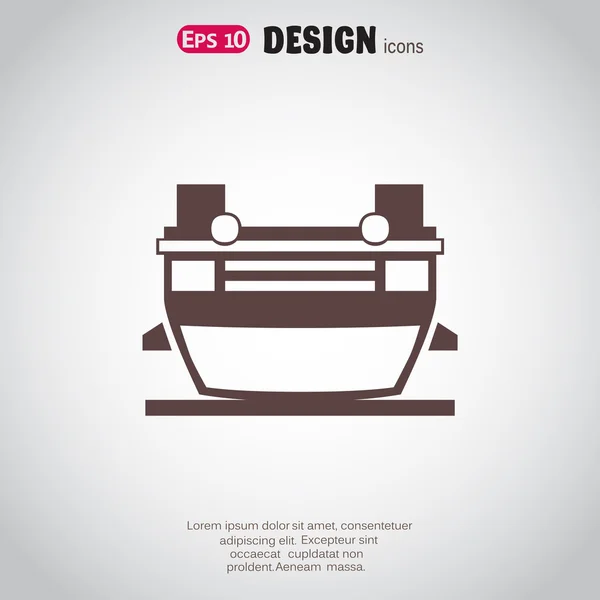 Auto accidente icono — Archivo Imágenes Vectoriales