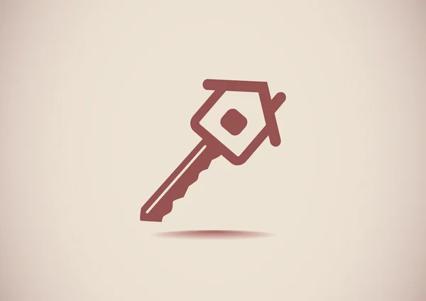 House key web icon — Stock Vector