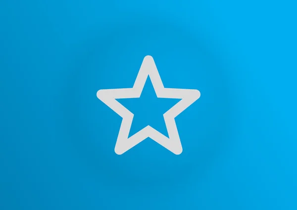 Semplice icona web stella — Vettoriale Stock