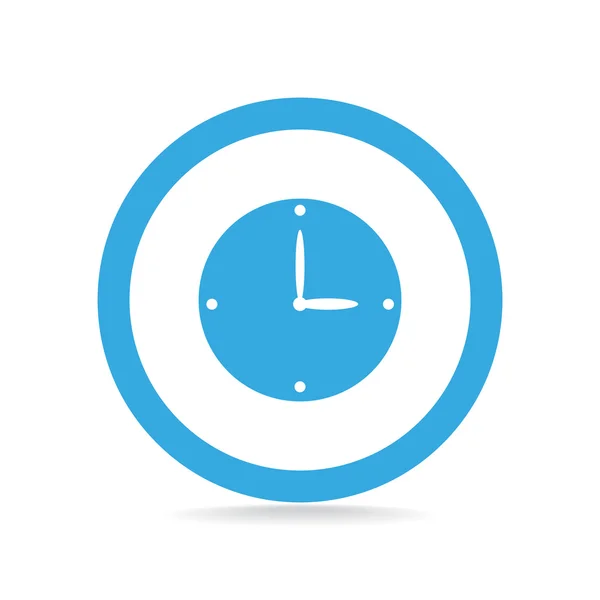 Reloj simple icono web — Vector de stock