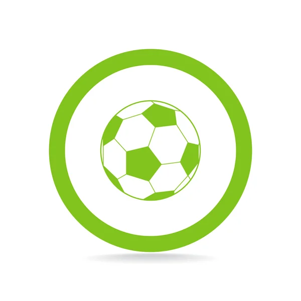 Ilustración web pelota de fútbol — Archivo Imágenes Vectoriales