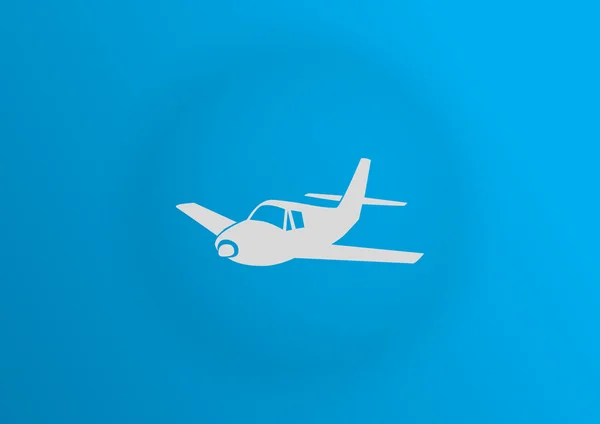 Uçak web simgesi — Stok Vektör