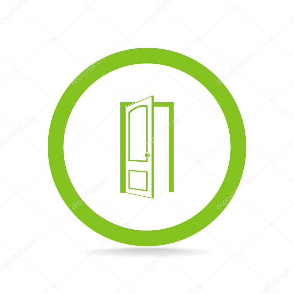 Pull and Push To Open Door Icon Design. Vector Stock Illustration -  Illustration of advice, entrance: 236701824