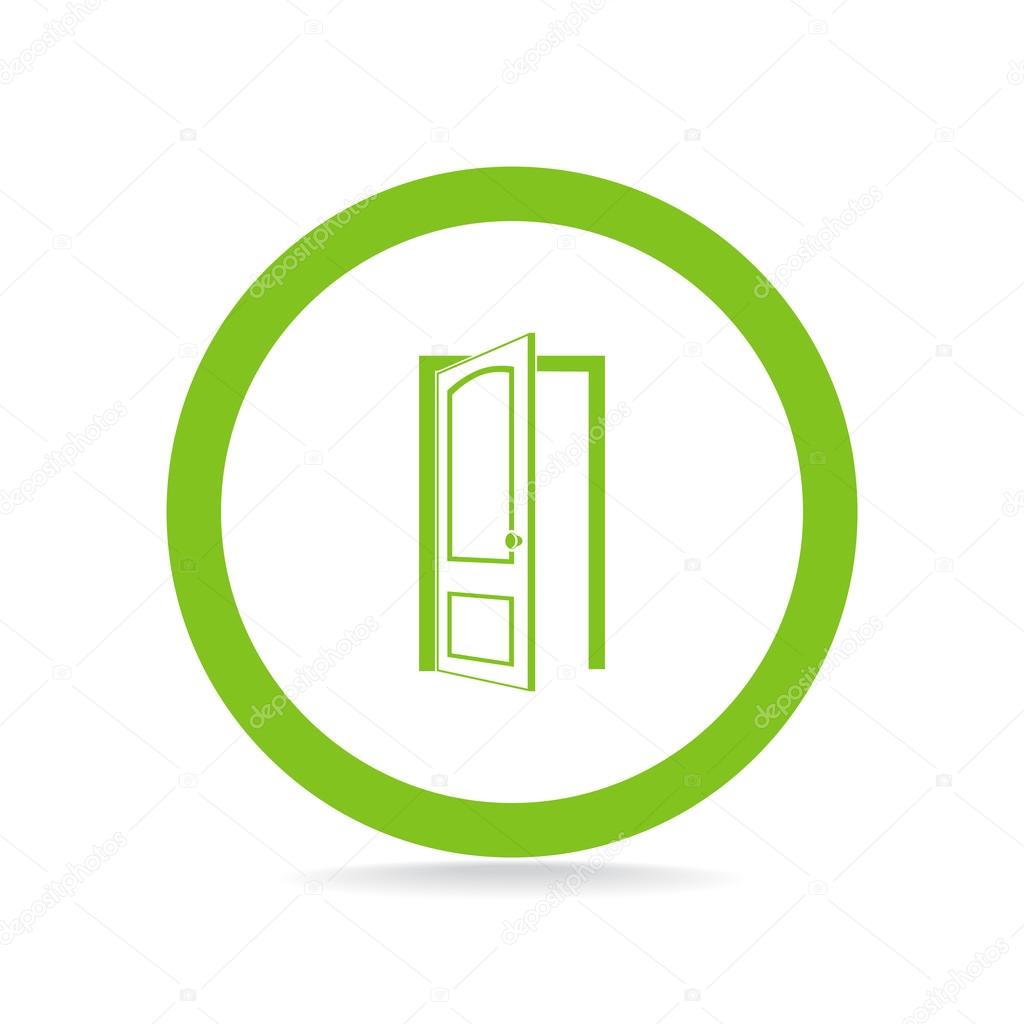 Open door icon — Stock Vector © LovArt 75021847