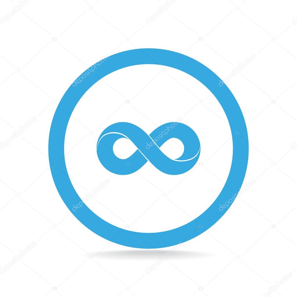 Infinity sign icon