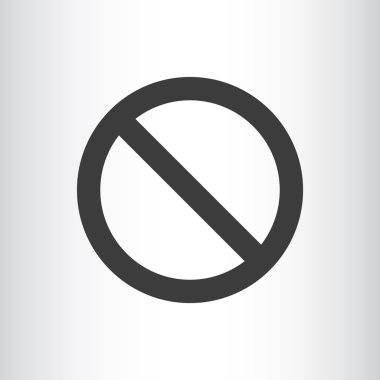 yasak işareti web simgesi