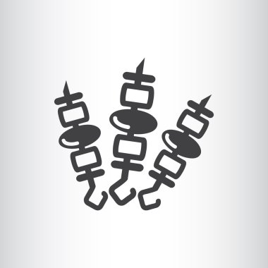 şiş kebap şişleri simgesini