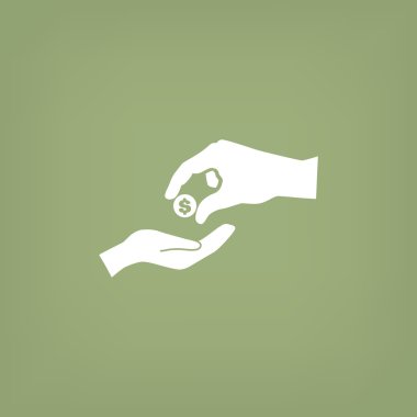 sadaka, web simgesi vermek