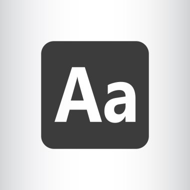 Smartphone alfabe simgesi