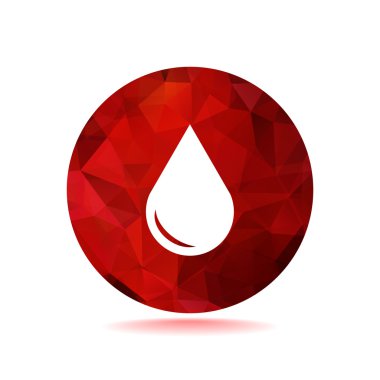 Sıvı damlacık basit web simgesi