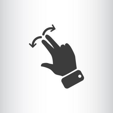 Dokunmatik ekran web simgesi