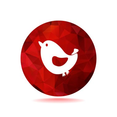 Şarkı kuş basit web simgesi