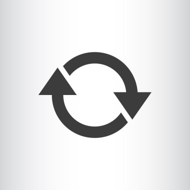 döndürme oklarını daire