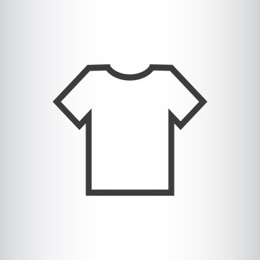 basit t-shirt simgesi