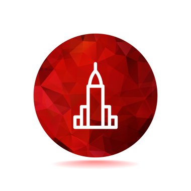 Büyük şehir basit web simgesi