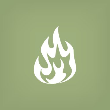 Yangın alevleri web simgesi