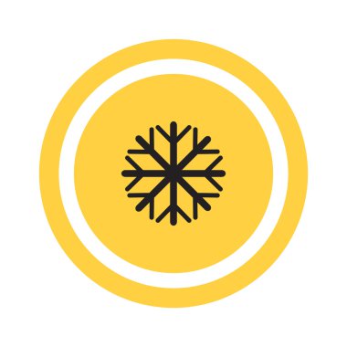 Kar tanesi basit web simgesi