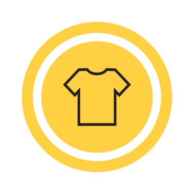 Basit T-shirt web simgesi