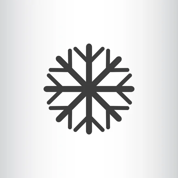 Copo de nieve icono web simple — Archivo Imágenes Vectoriales